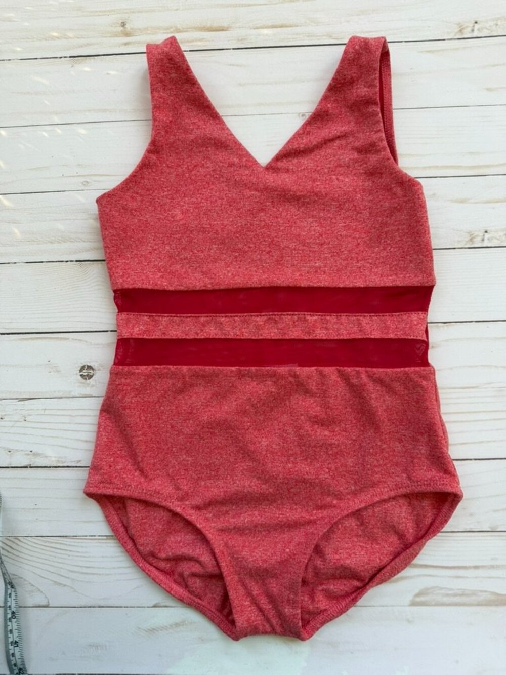 Purple Pixies Red Dance Leotard | Child Large | Excellent Condition